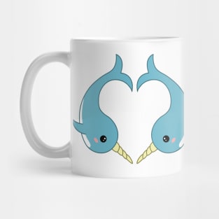 Narwhal heart Mug